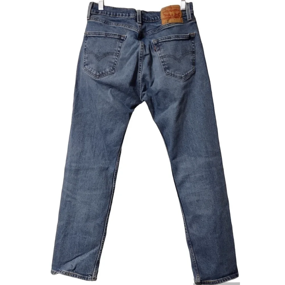 Levi‎ Strauss & Co. Jeans Men's 29x30 Relaxed 505 Pocket Blue Denim Whiskering